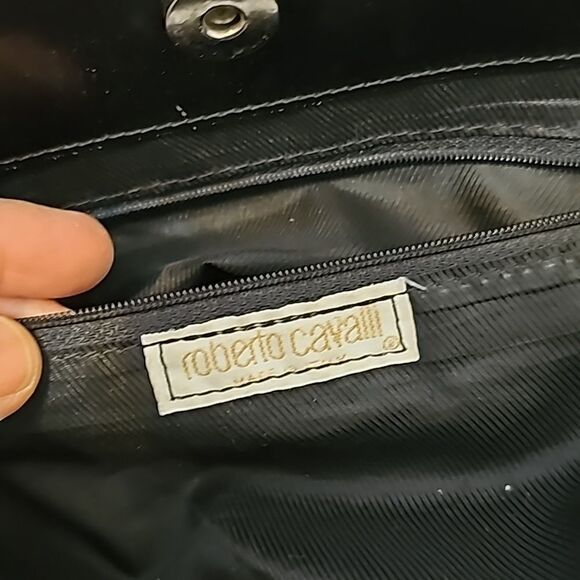 Roberto cavalli canvas shoulder bag. - Picture 9 of 14